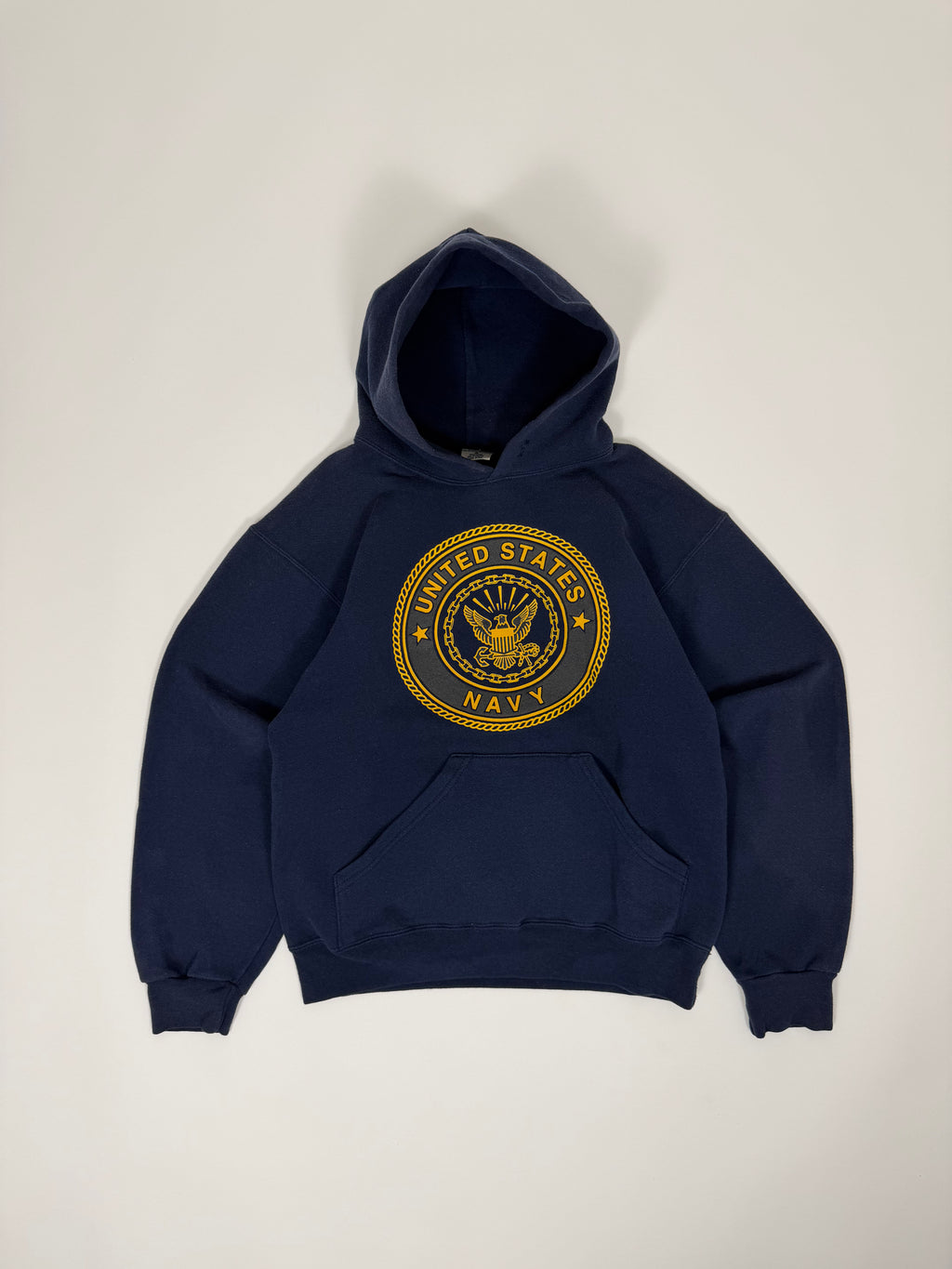US Navy Hoodie Blue 90s | Size S | Vintage