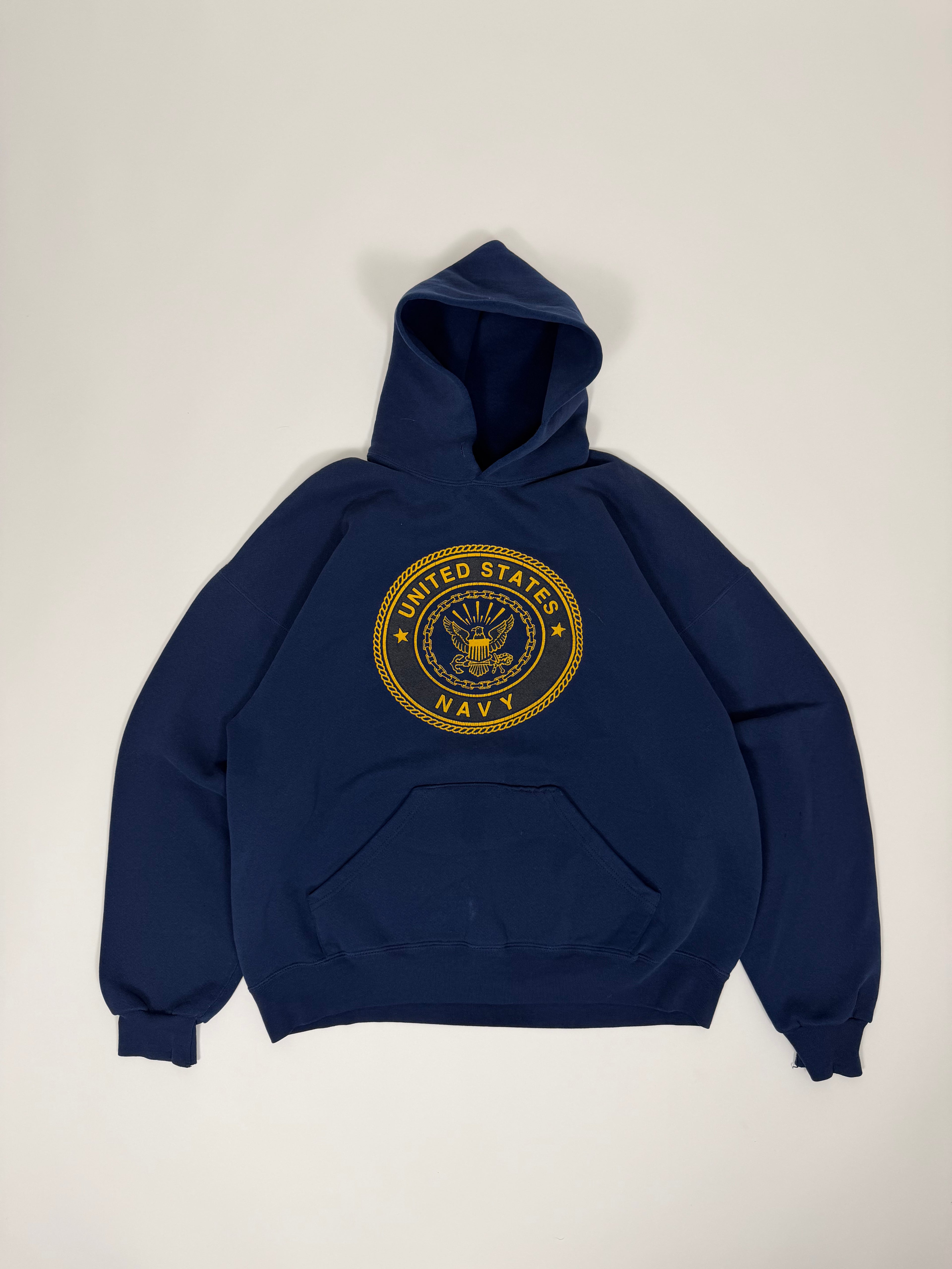 US Navy Hoodie Blue 90s | Size L| Vintage