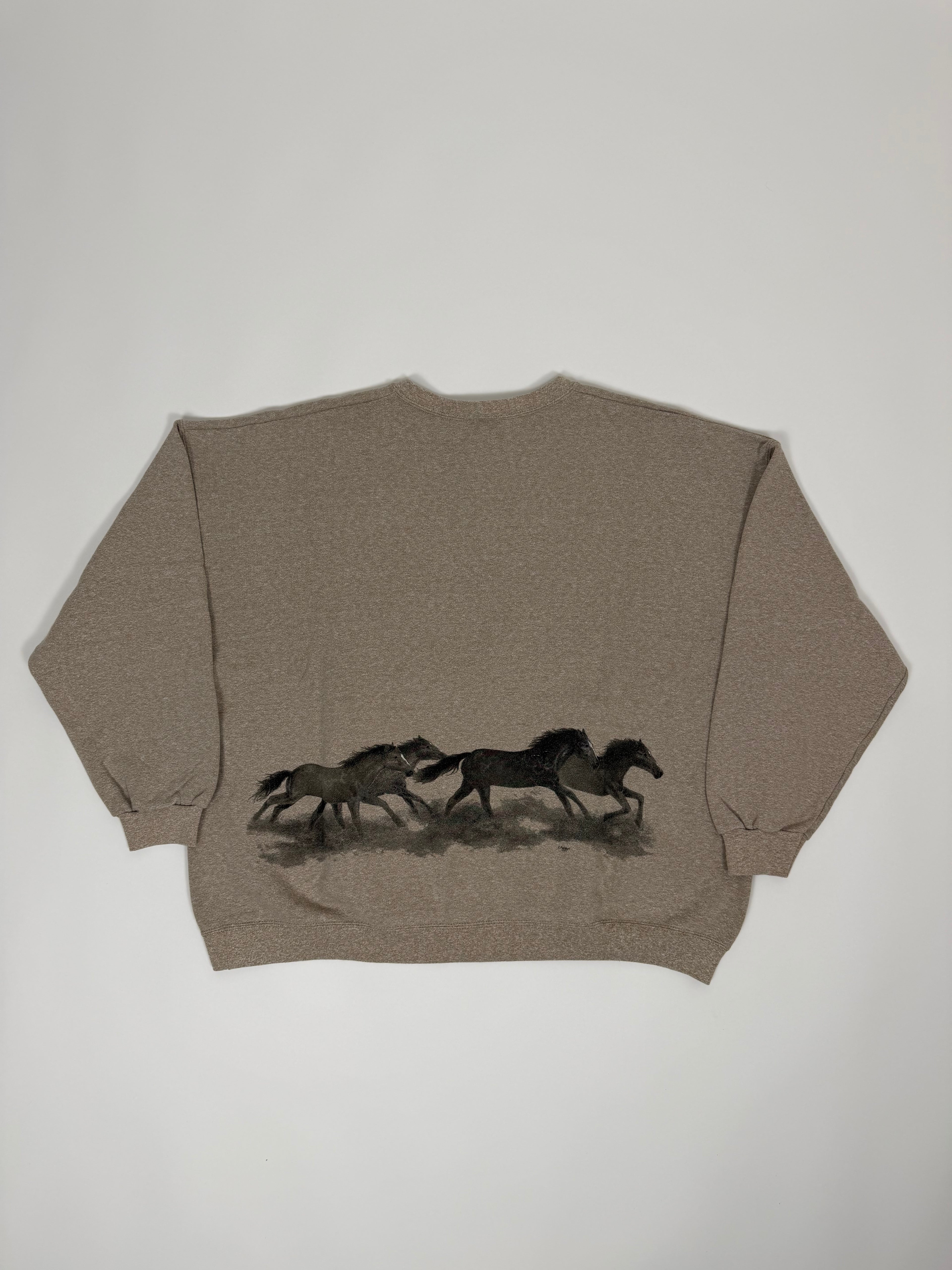 Lee Sweatshirt Brown 90s | Size XXL | Vintage