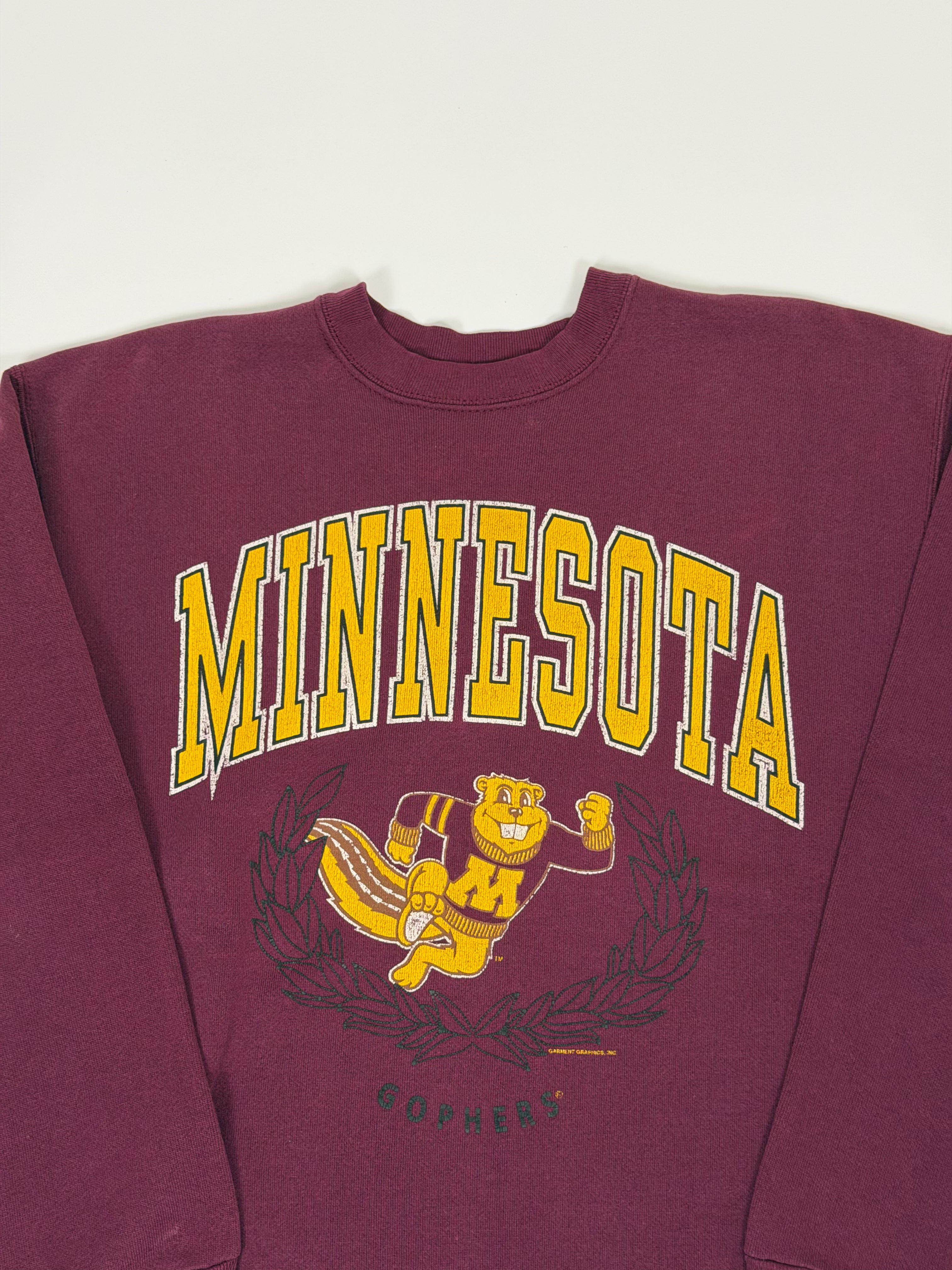 Minnesota University Sweatshirt Bordeaux 80s | Size M | Vintage