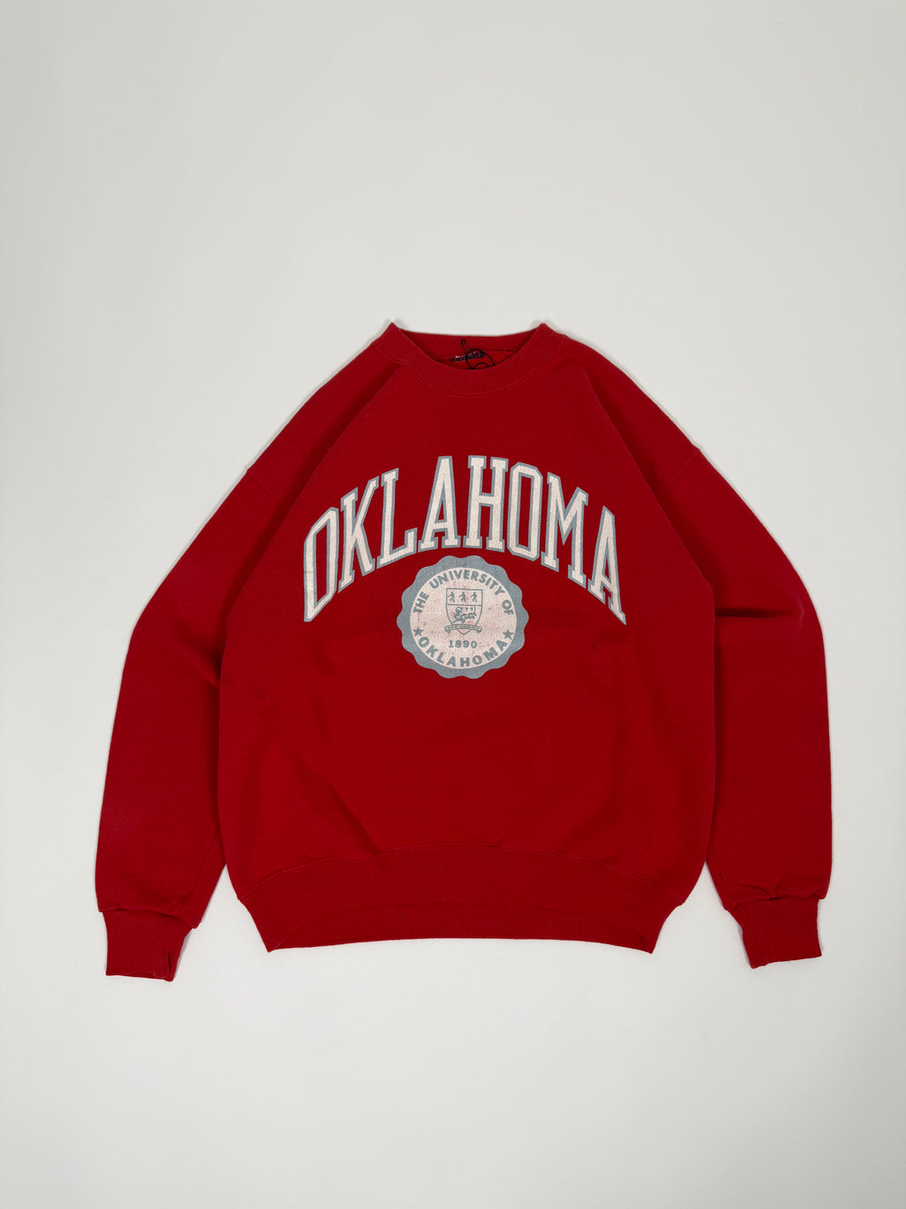 Oklahoma University Sweatshirt Red 80s | Size M | Vintage