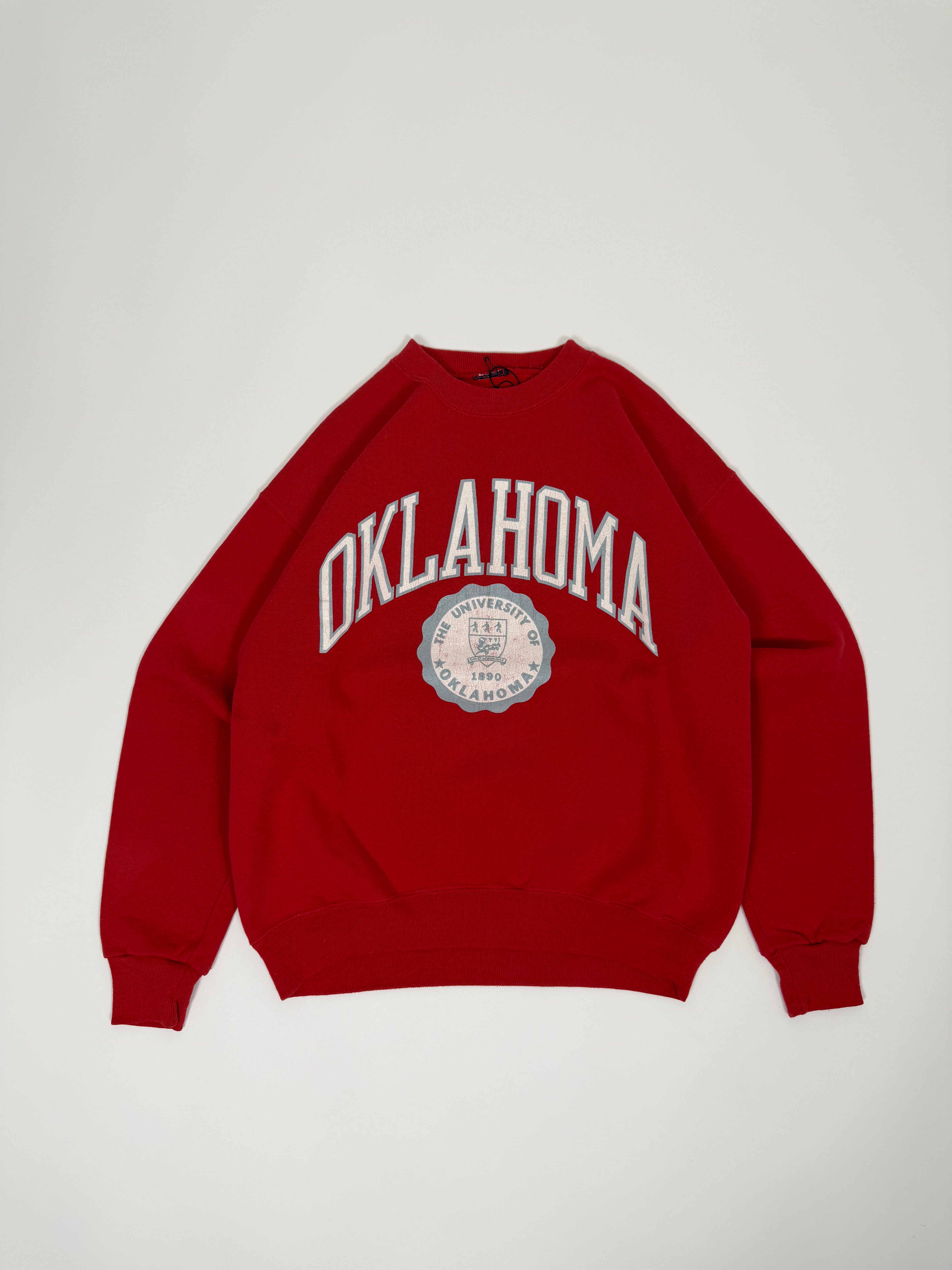 Oklahoma University Sweatshirt Red 80s | Size M | Vintage