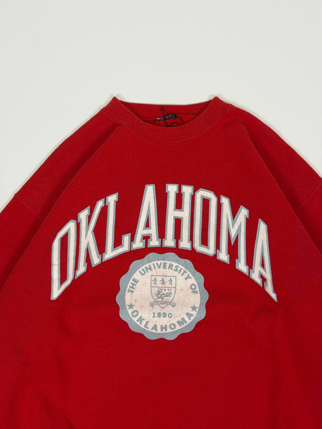 Oklahoma University Sweatshirt Red 80s | Size M | Vintage