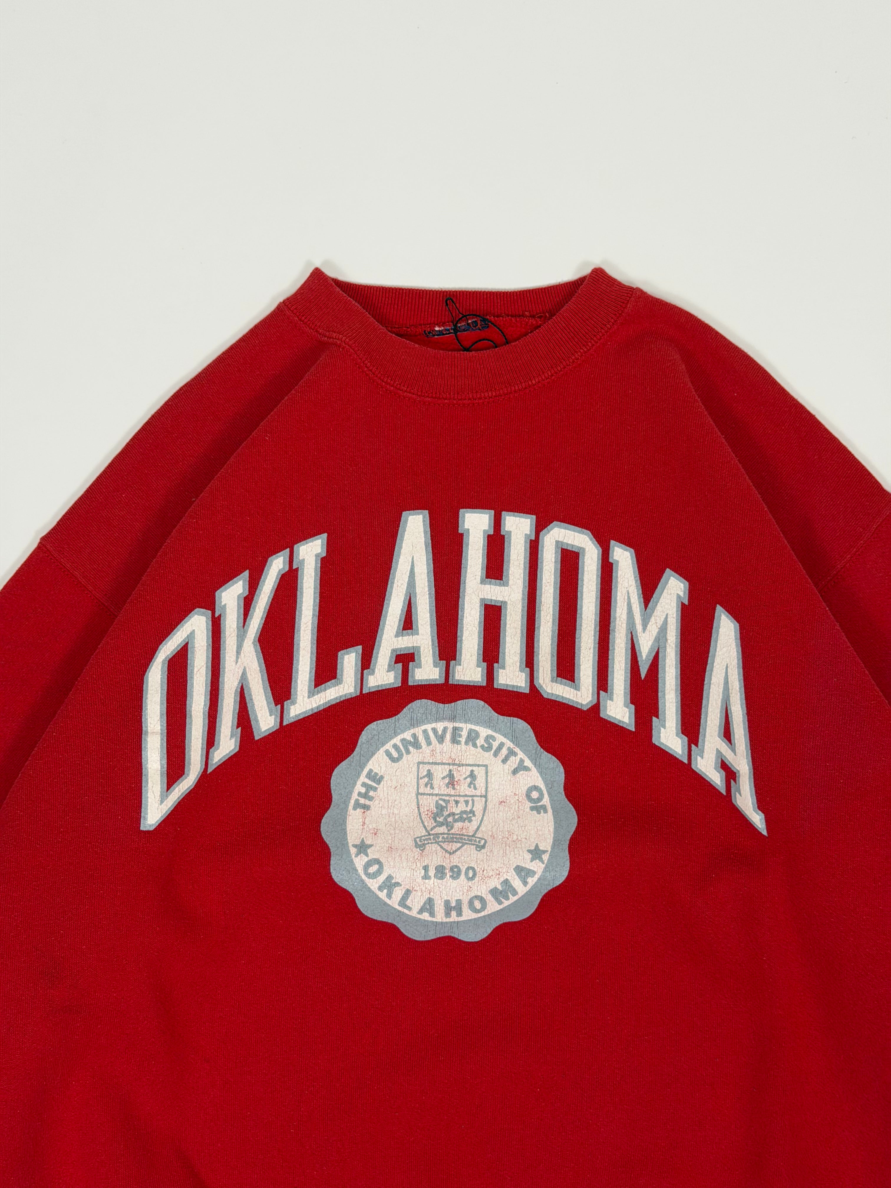 Oklahoma University Sweatshirt Red 80s | Size M | Vintage