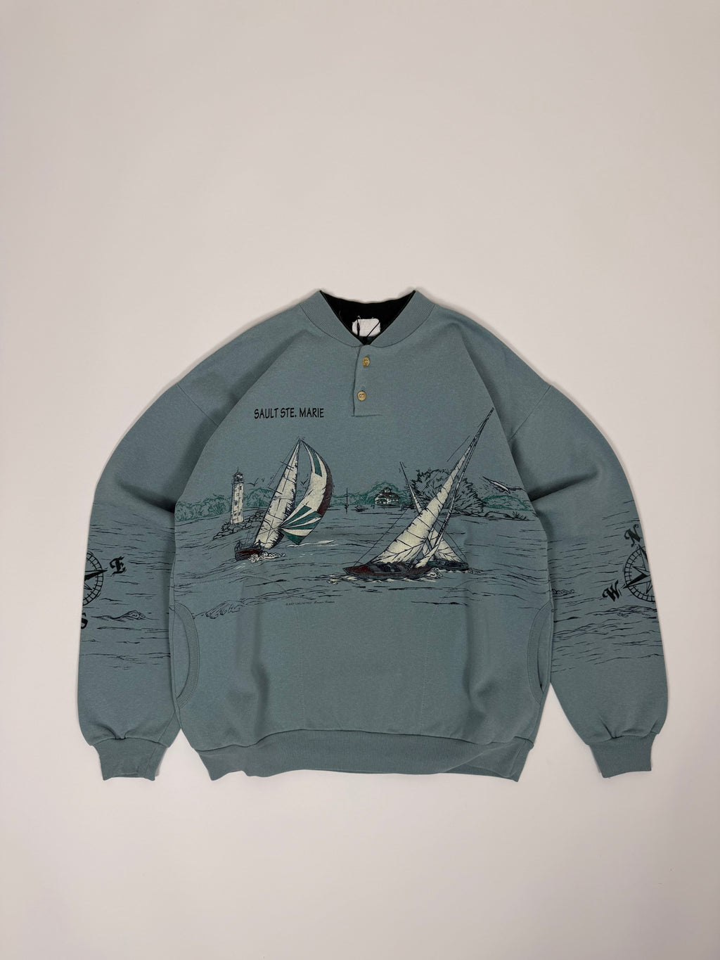 Graphic Sweatshirt 80s | Size M | Vintage