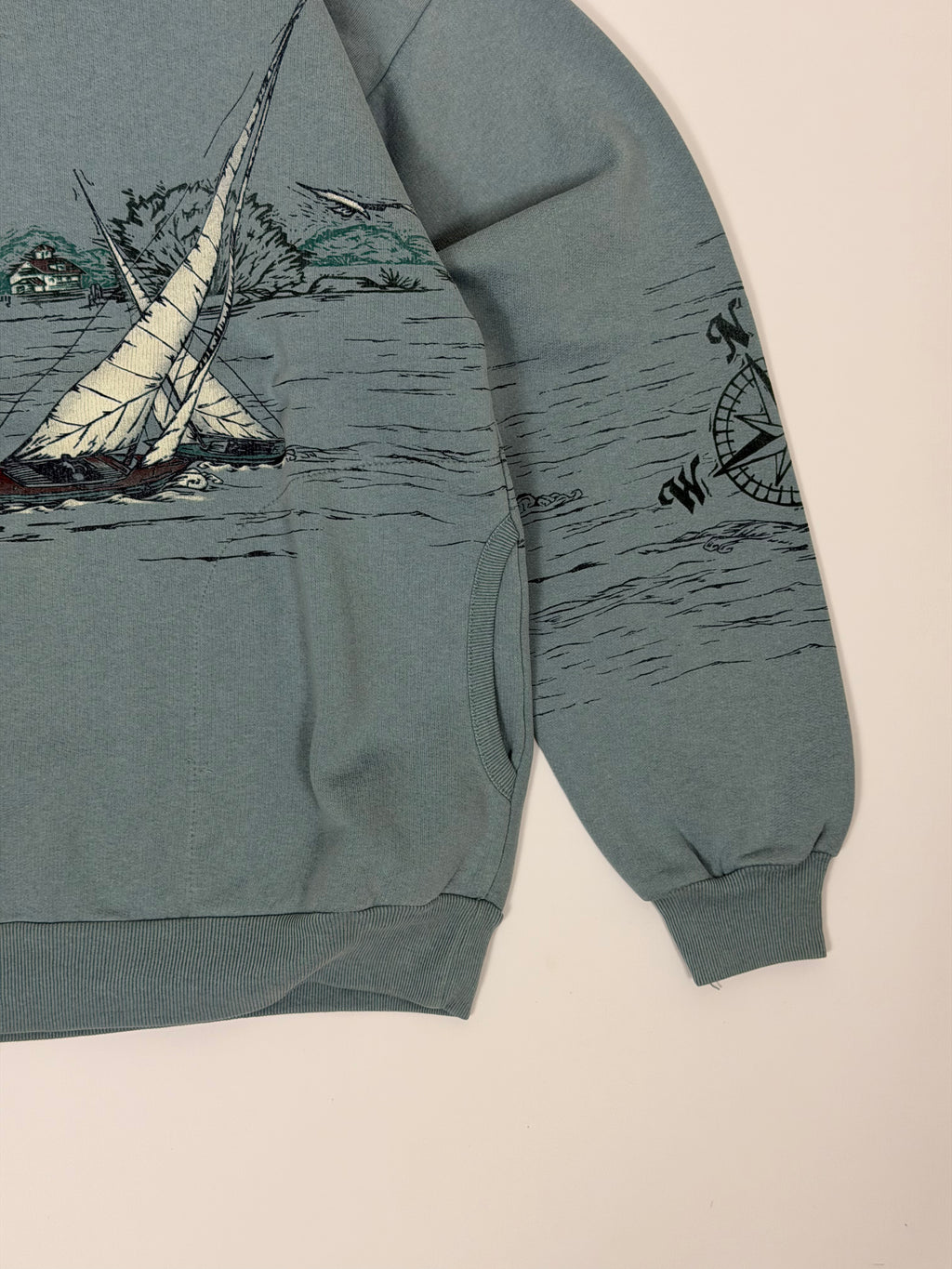 Graphic Sweatshirt 80s | Size M | Vintage