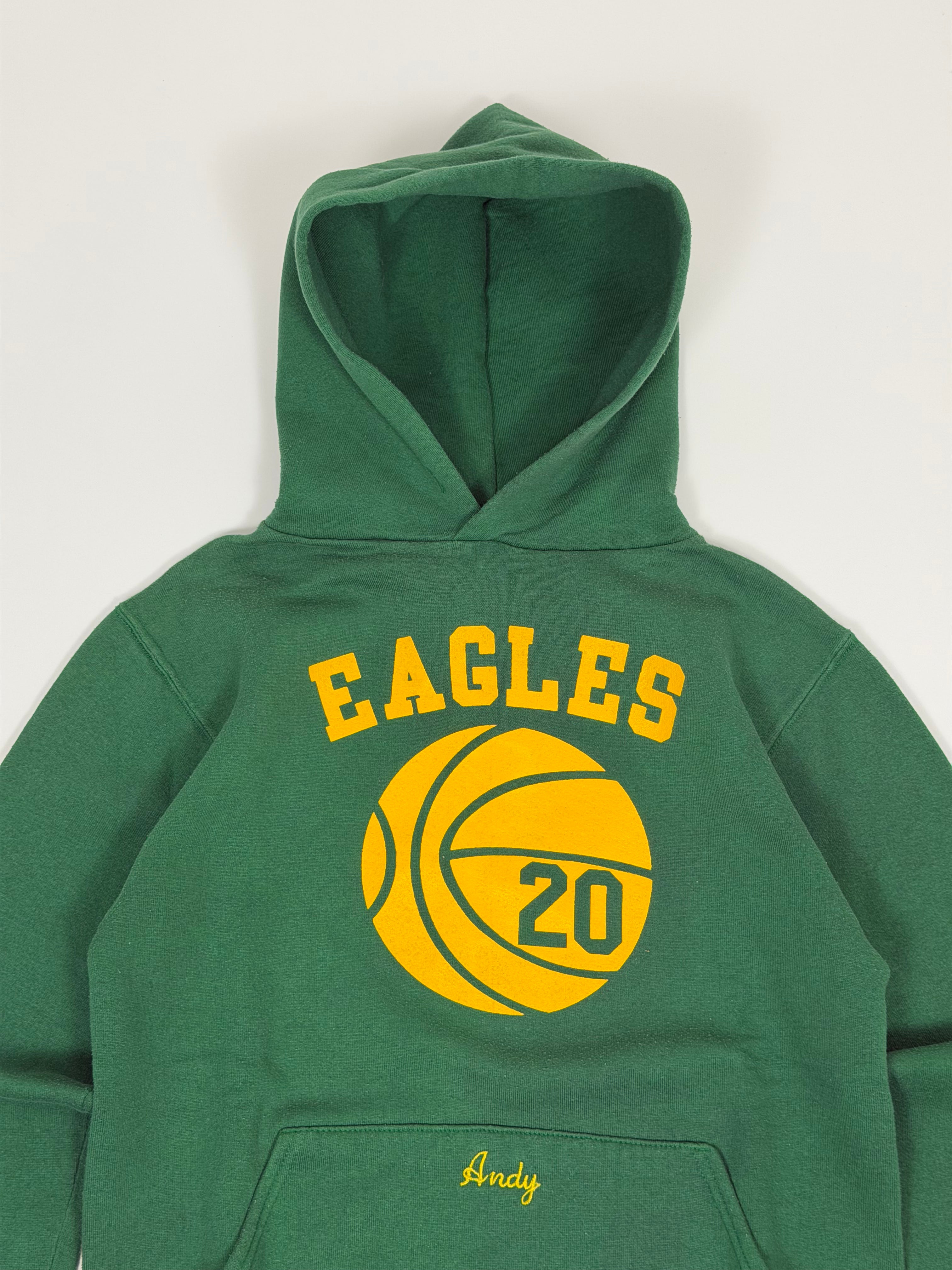 Russell Athletic Hoodie Green 90s | Size S | Vintage