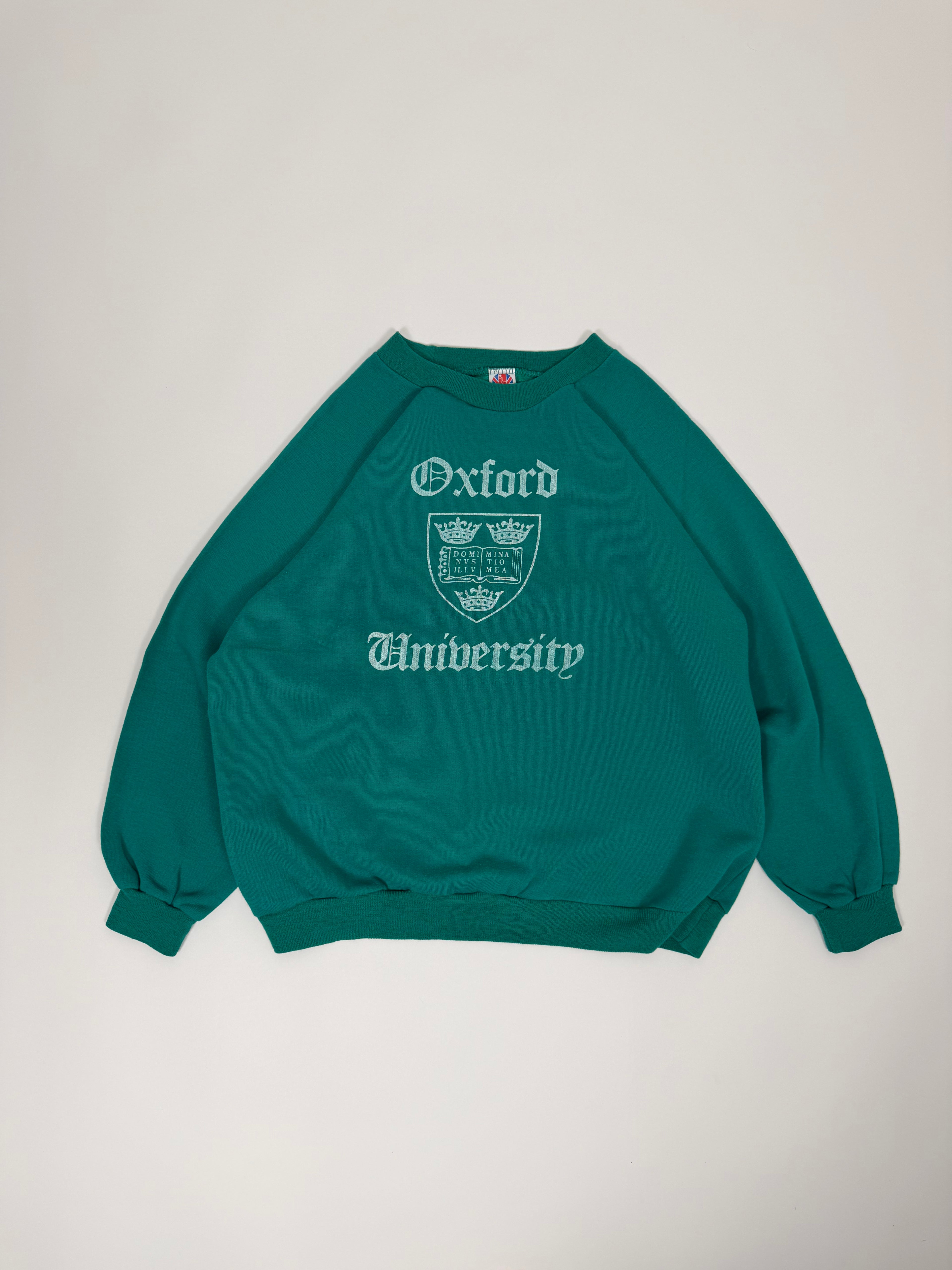 Oxford University Sweatshirt Grey 80-90s | Size XL | Vintage