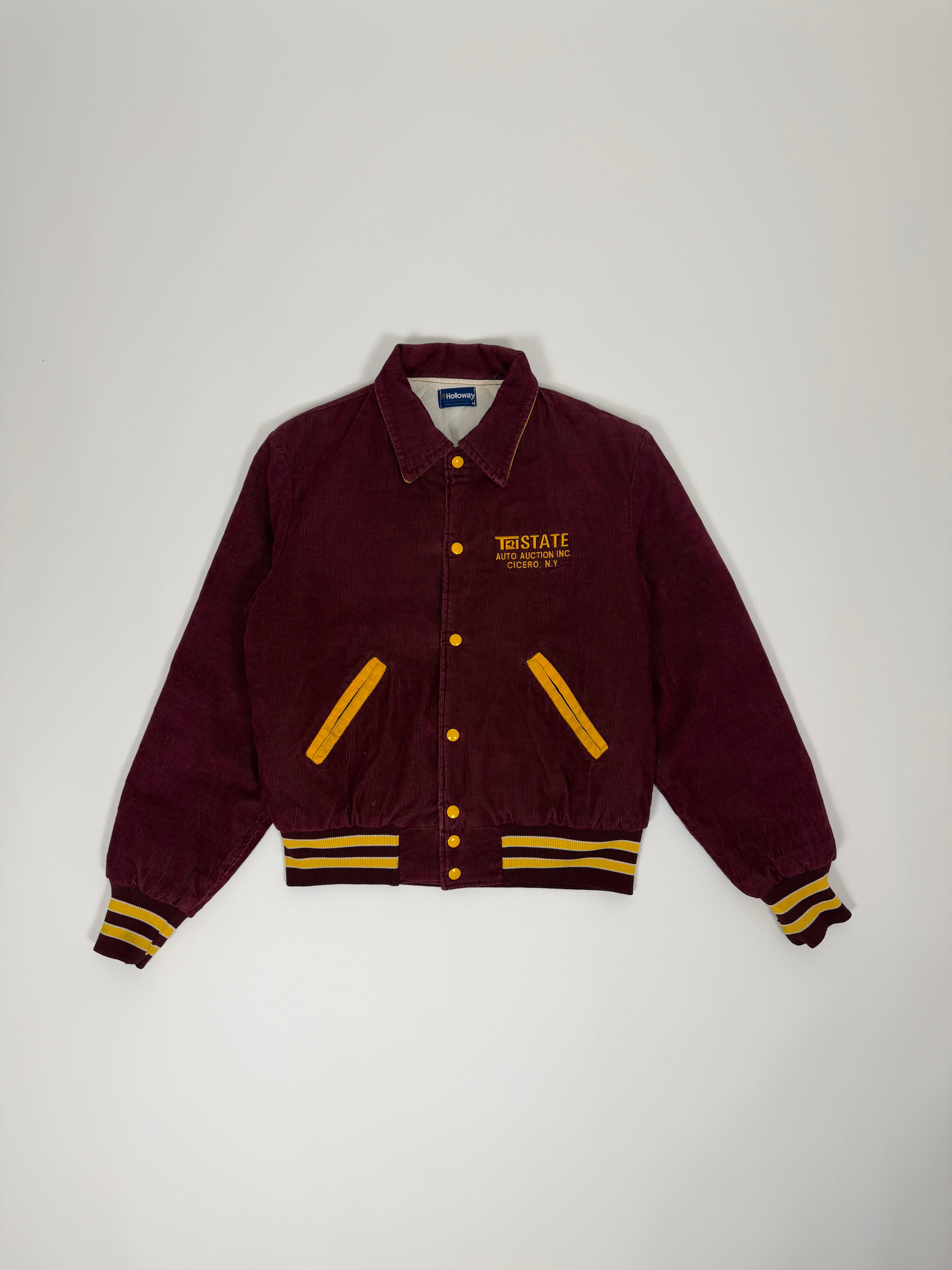 Corduroy Work Jacket Bordeaux 80s | Size M | Vintage