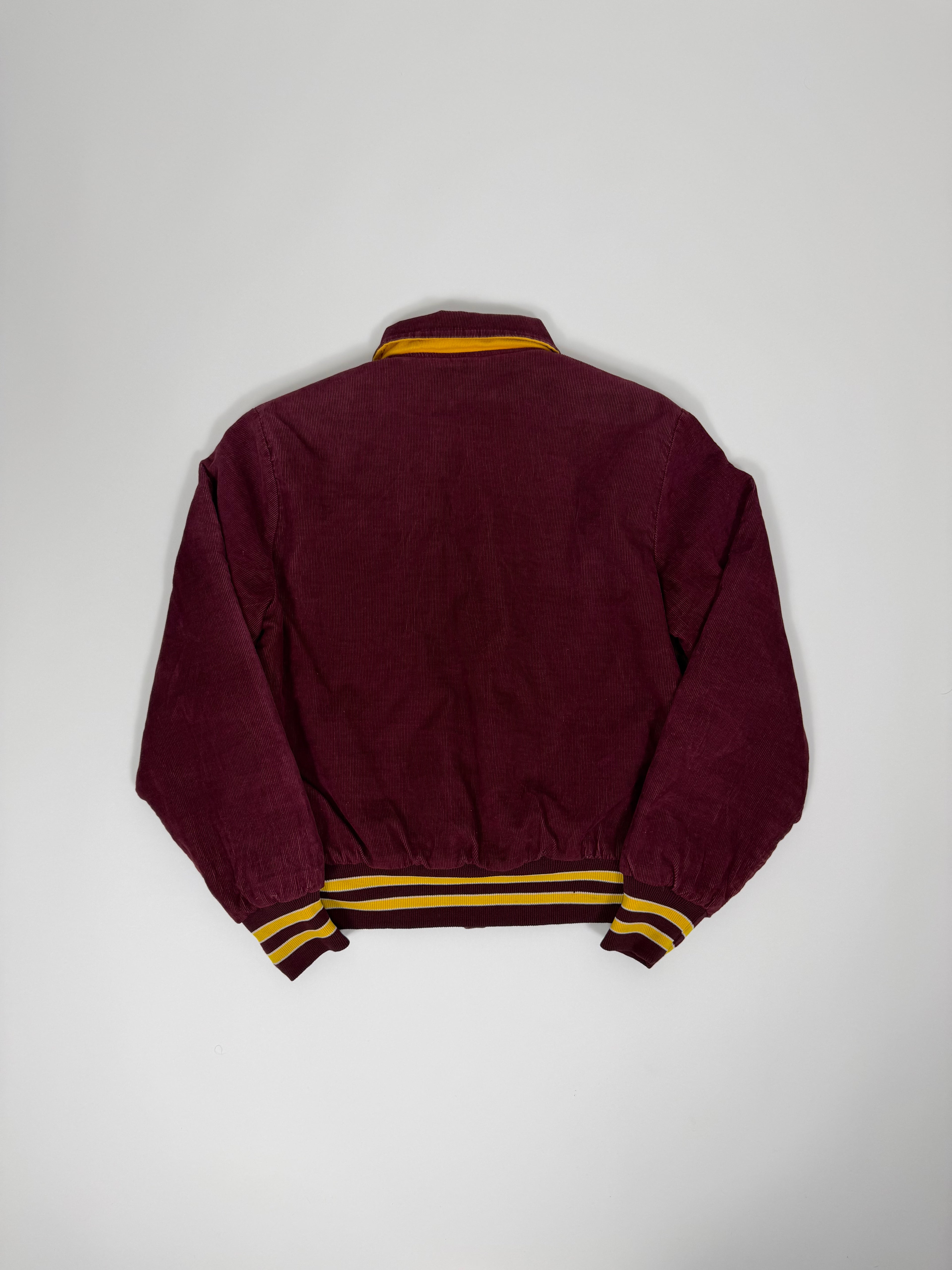 Corduroy Work Jacket Bordeaux 80s | Size M | Vintage