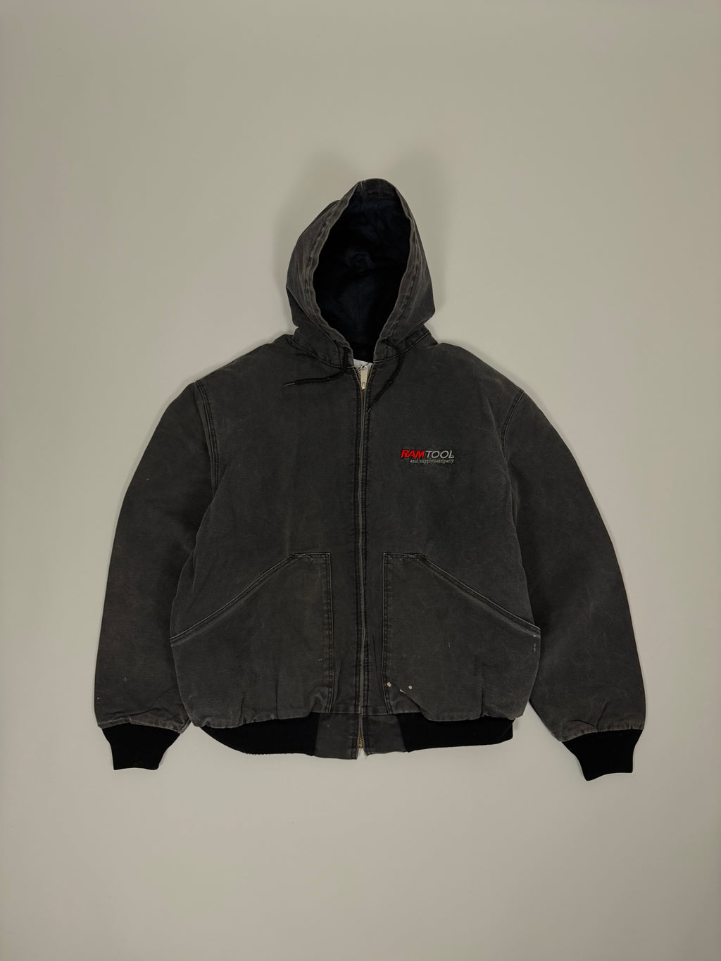 Walls Work Jacket Black 90s | Size XXL | Vintage