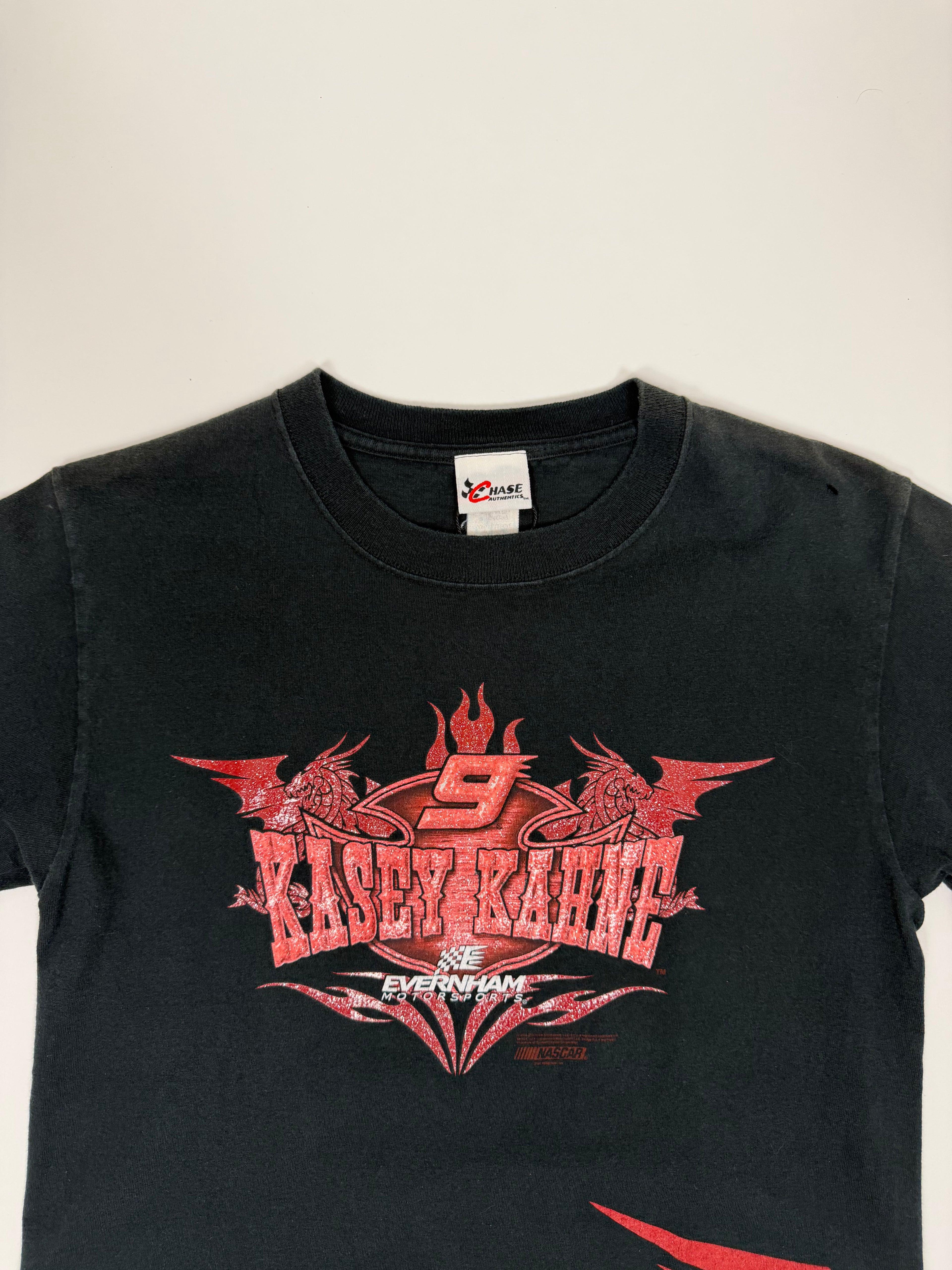 Nascar T-shirt Black 90s | Size S (Women) | Vintage