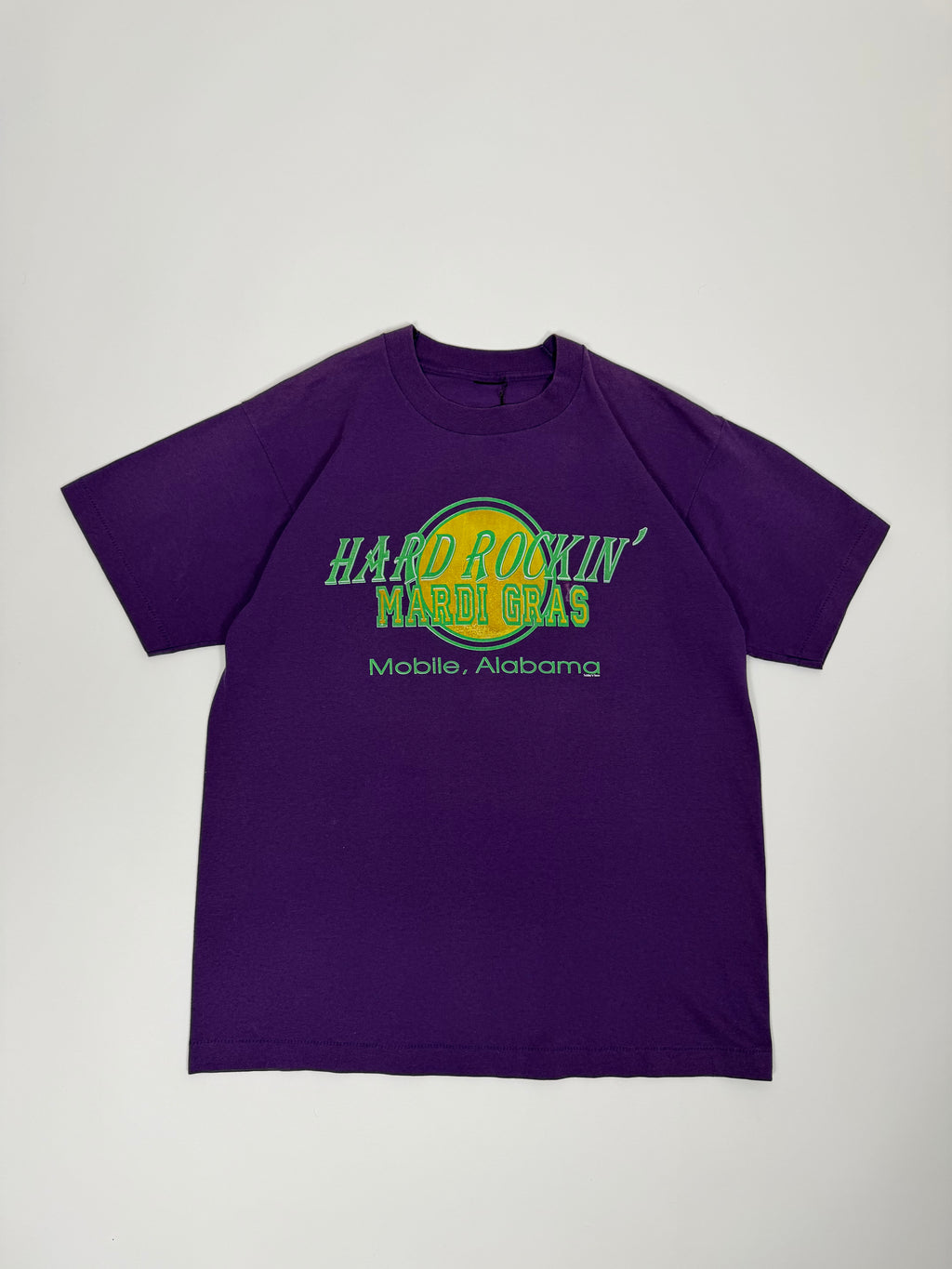 Graphic T-shirt Purple 80-90s | Size L | Vintage