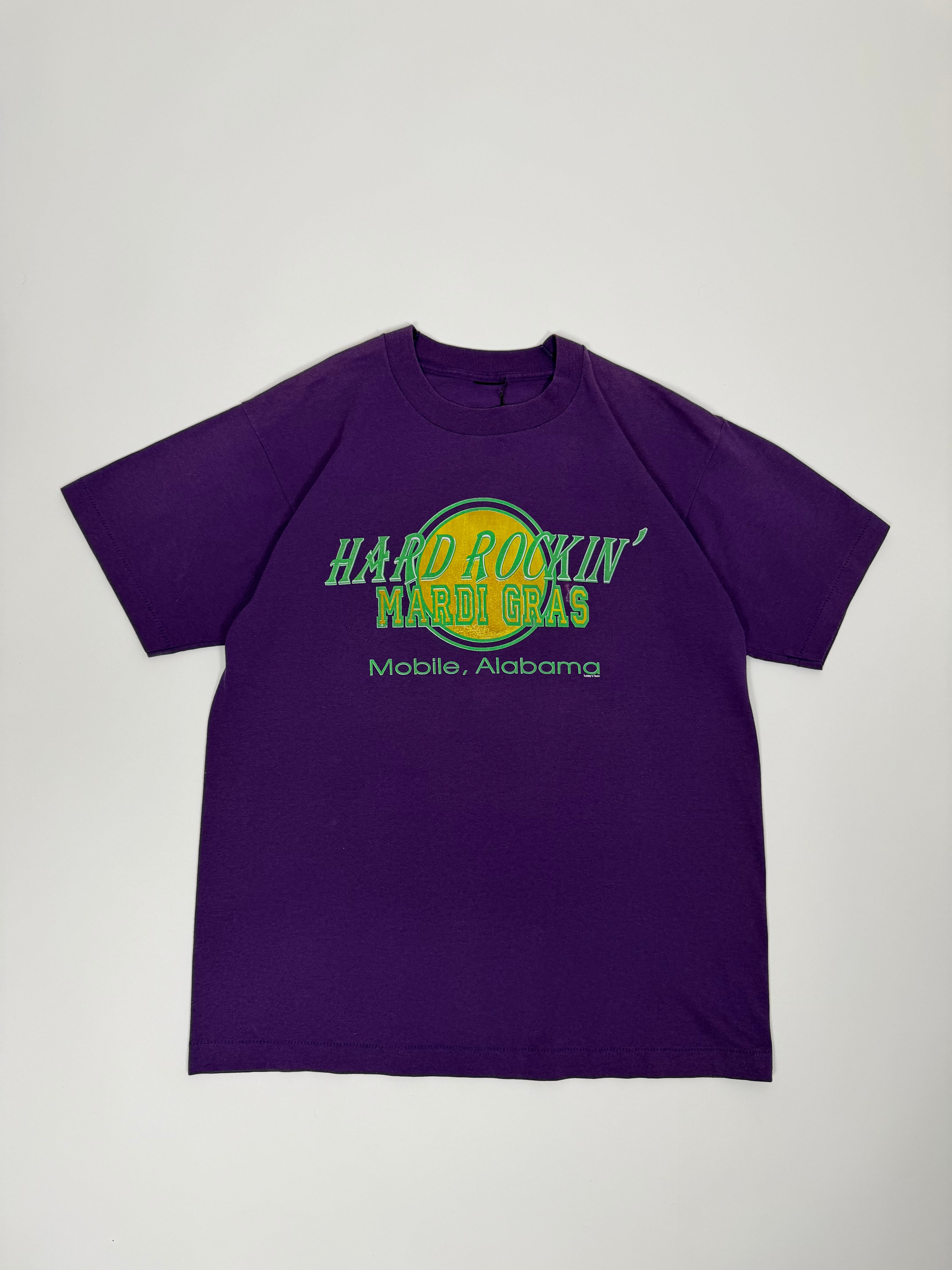 Graphic T-shirt Purple 80-90s | Size L | Vintage