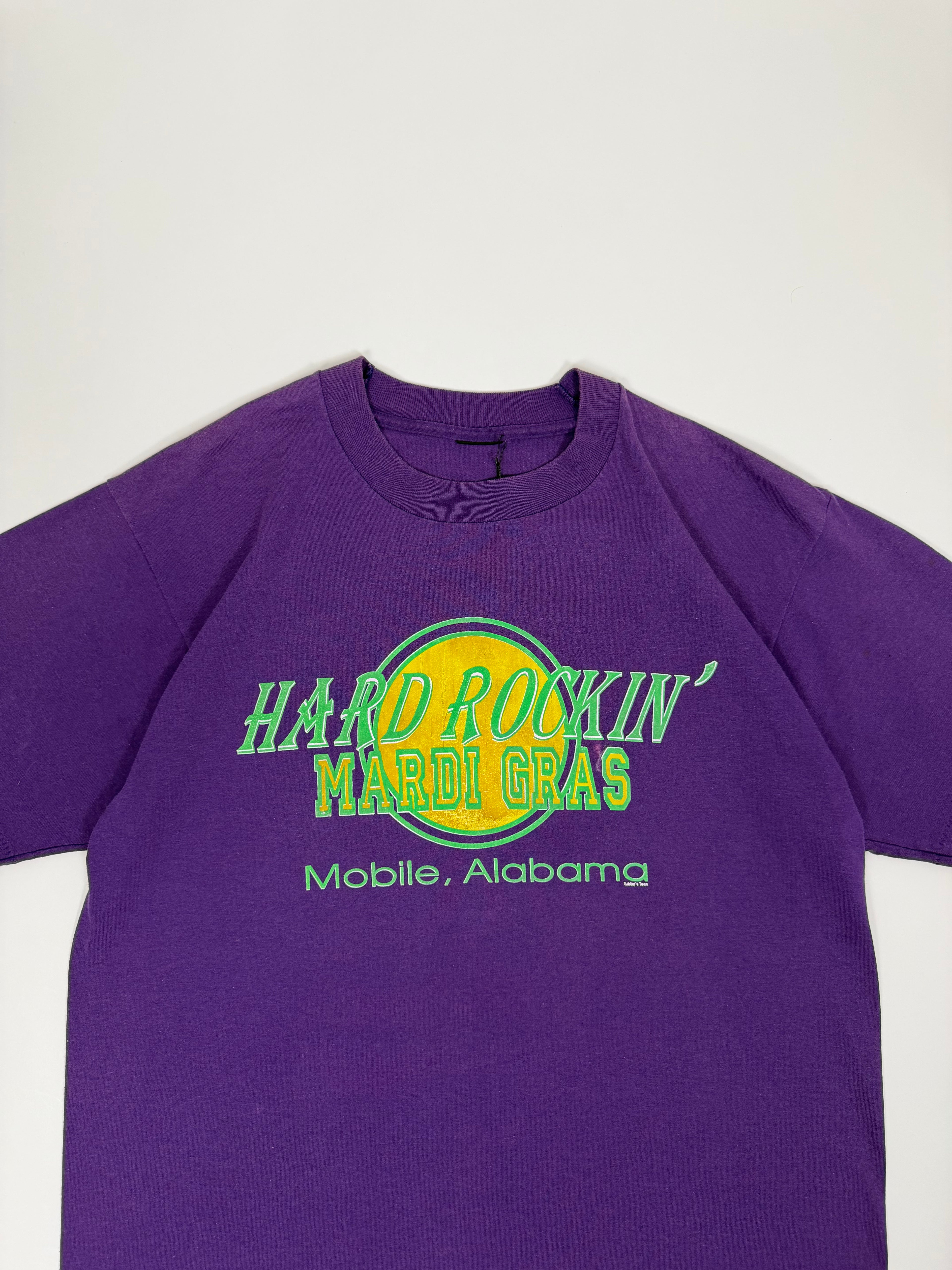 Graphic T-shirt Purple 80-90s | Size L | Vintage