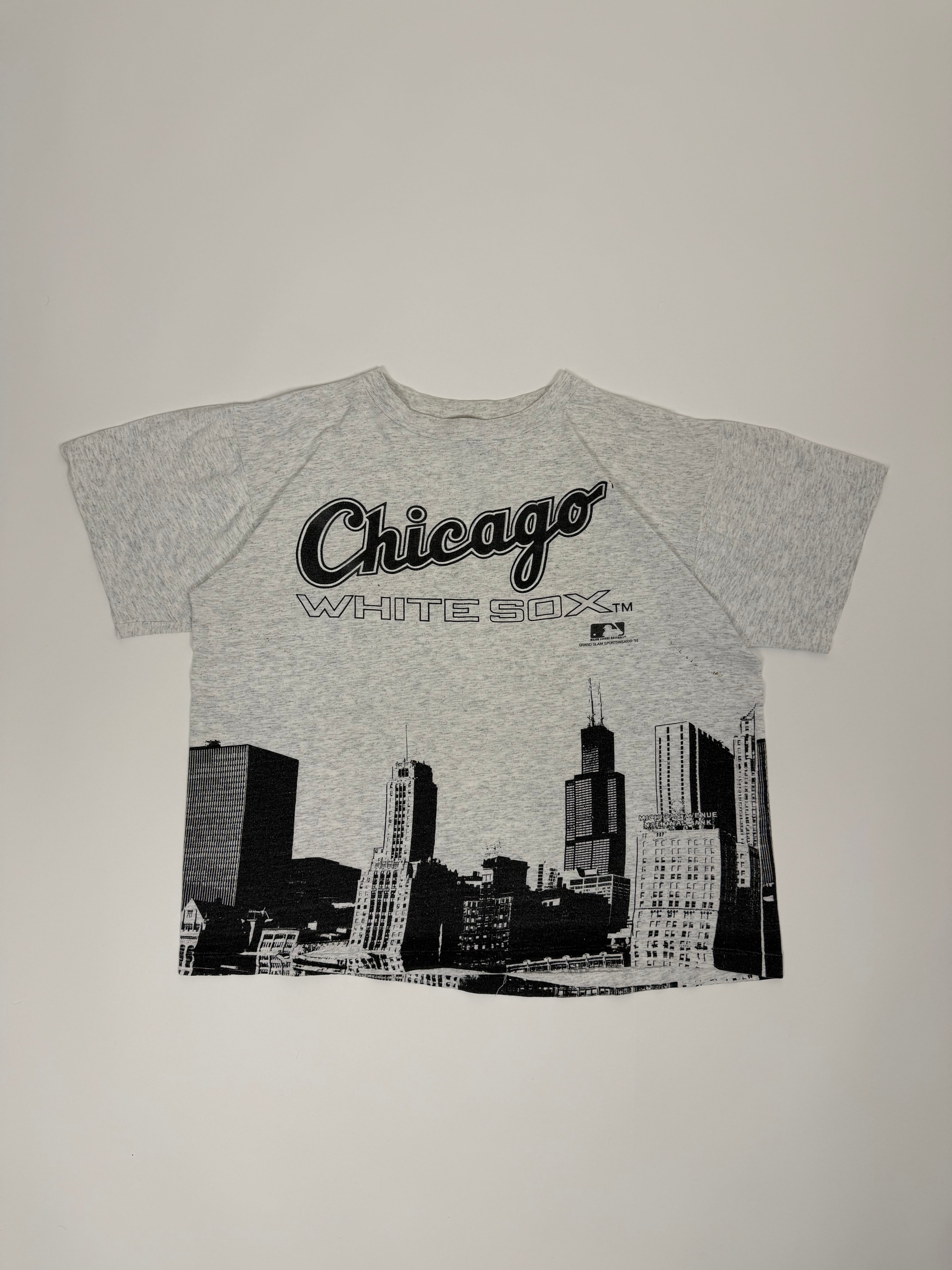 Chicago White Sox T-shirt Grey 1991 | Size XL | Vintage