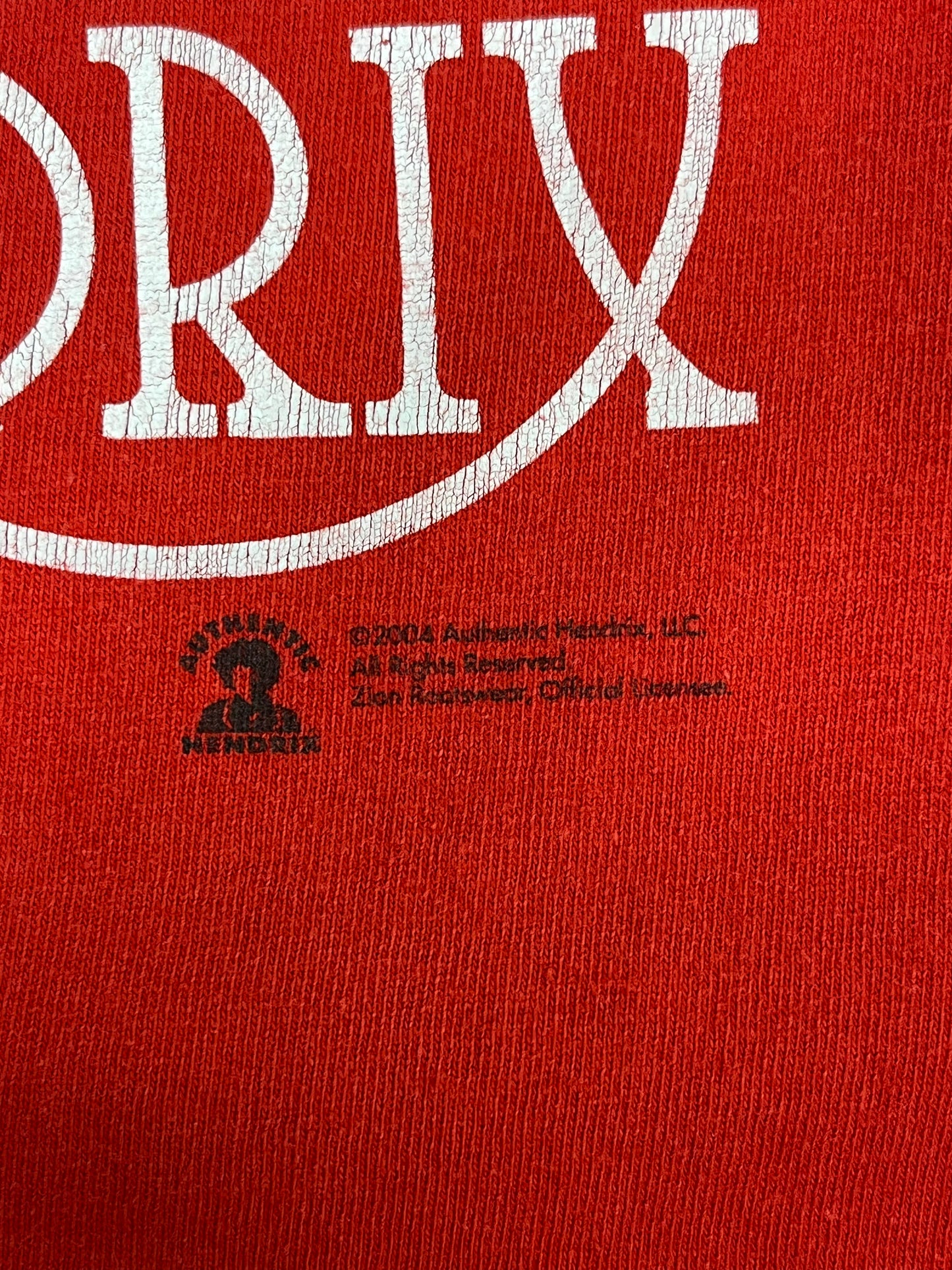 2004 Jimi Hendrix Tee (2XL) RE-TOLD WEAR